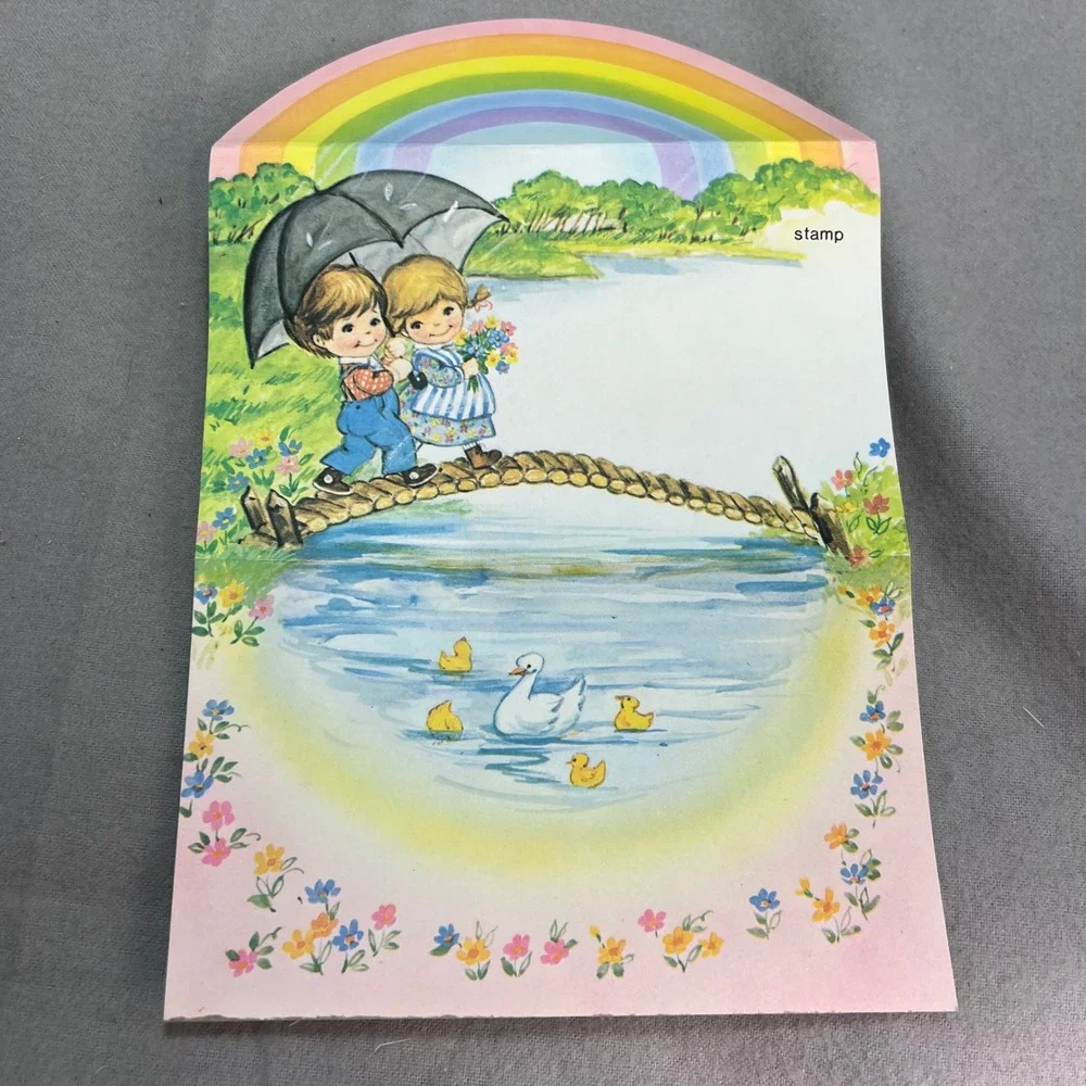 Vintage Greeting Card‎ Lot The Chatter Box Stationery Note Cards Envelopes Seals